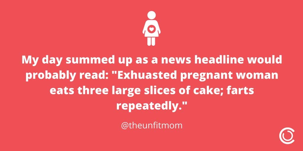 Exhuasted Pregnant Woman