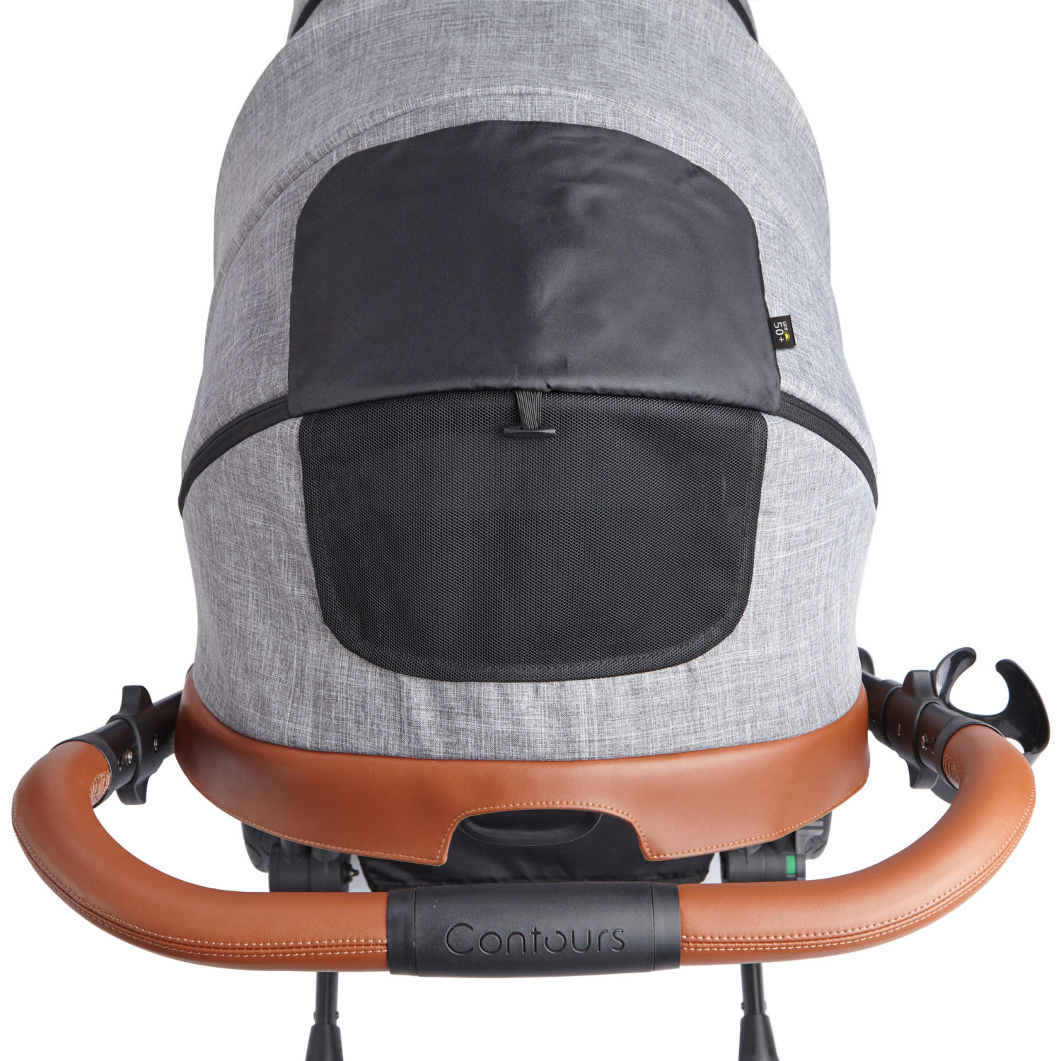 poussette double contours curve