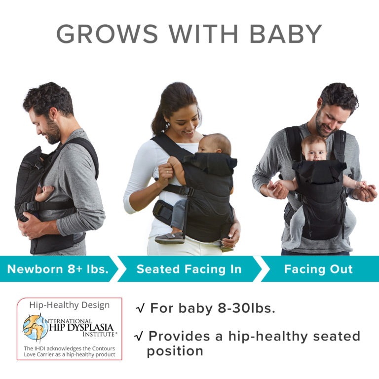 front facing baby carrier hip dysplasia