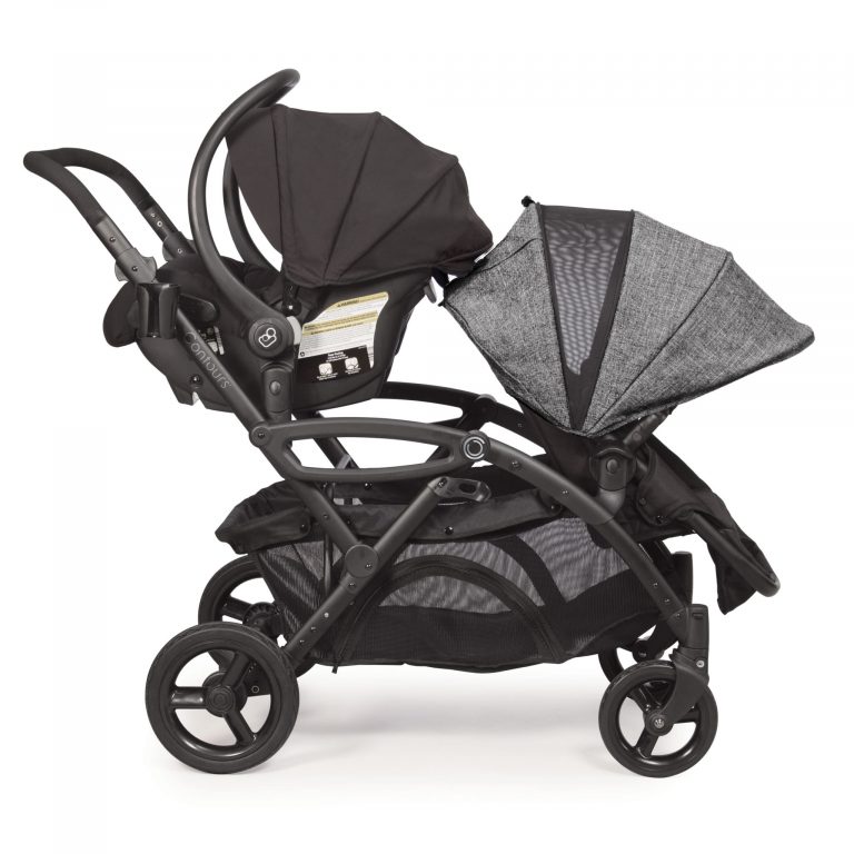 Options Elite Double Stroller Twin Strollers Tandem Stroller Contours