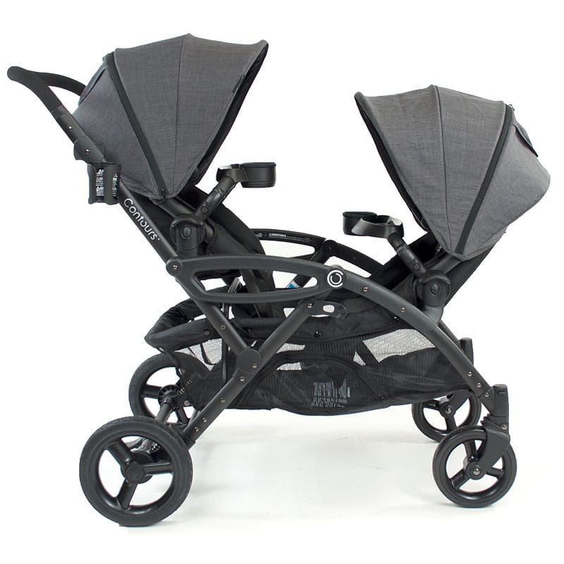 Image of the Contours Child Tray Accessory on the Options Elite Double stroller