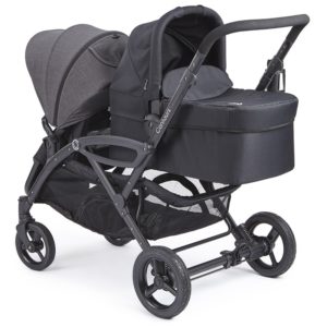 Image of the bassinet accessory attached to the Options Elite stroller