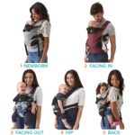 Contours Journey™ 5-Position Baby Carrier - Graphite