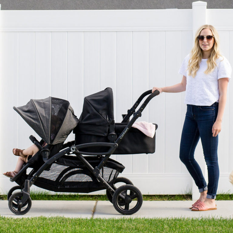 stroller with bassinet attachment