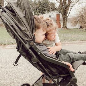 Boy in Bitsy Stroller