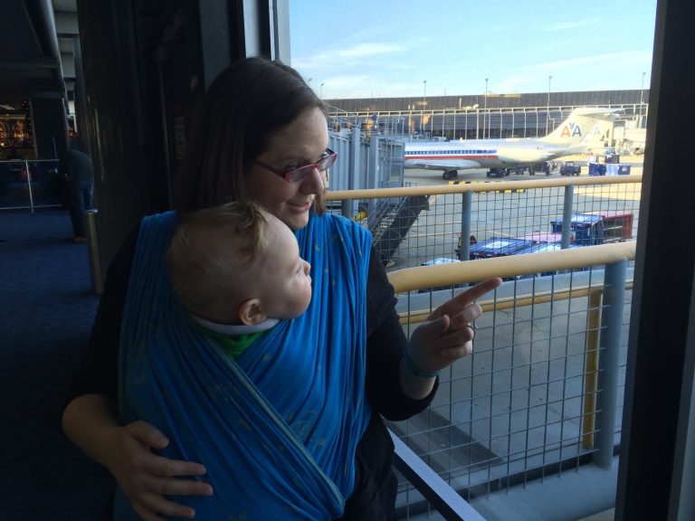 Babywearing is a Lifesaver During Air Travel