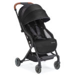 Contours Bitsy Elite Stroller in Black Onyx front view