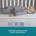 Contours® Vibes™ 2-Stage Soothing Vibrations Crib and Toddler Mattress - White Vibes