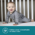 Contours® Vibes™ 2-Stage Soothing Vibrations Crib and Toddler Mattress - White Vibes