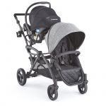 Options Elite V2 with single car seat attached with the Universal car seat adapter