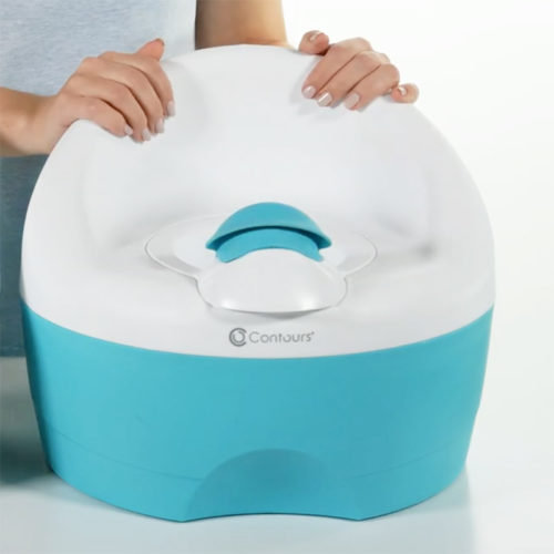 Bravo Splash Guard Contours Bravo Potty with the Splash Guard