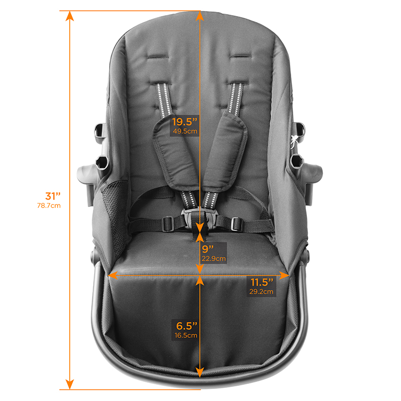 Options Elite Stroller Seat Dimensions