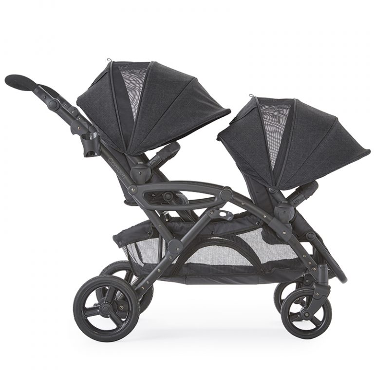 contour bitsy double stroller