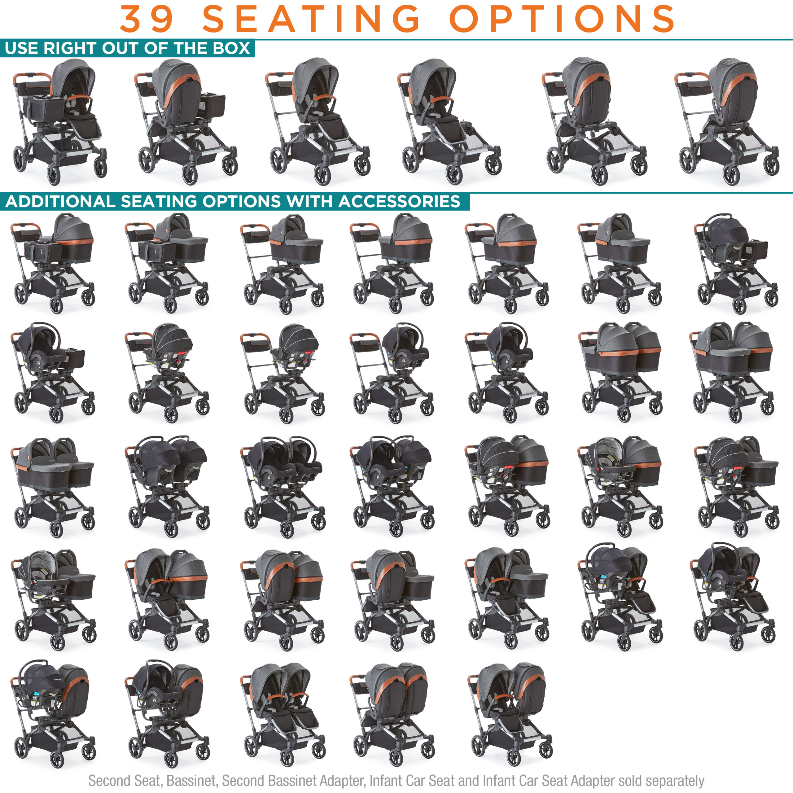 Contours Element Seating Options