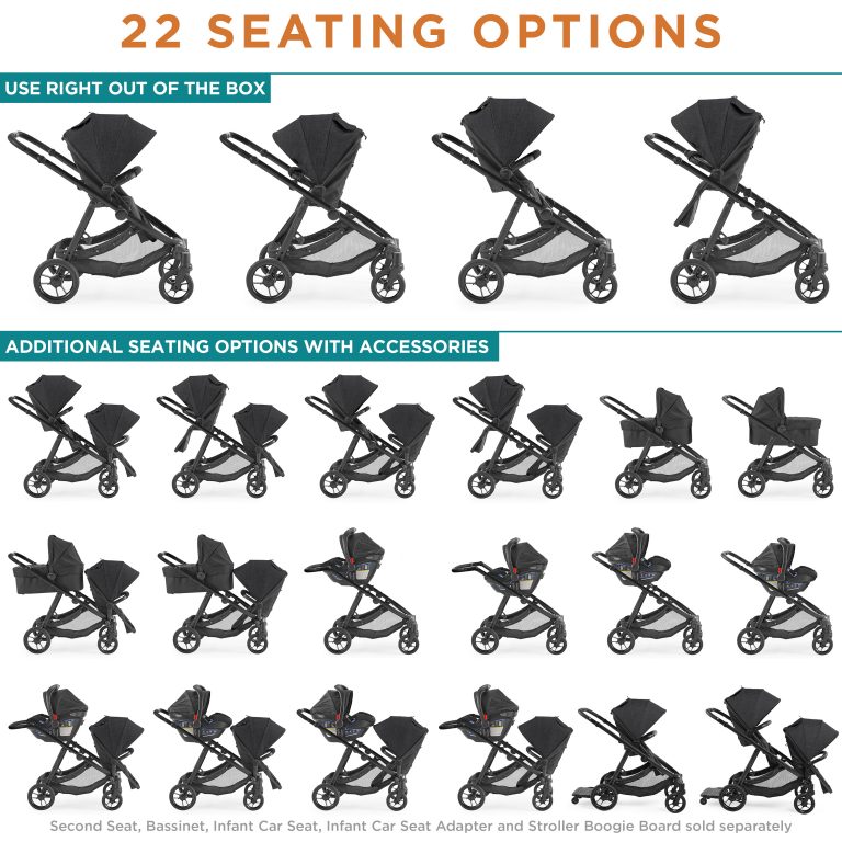 Contours Legacy Convertible Stroller SingletoDouble Stroller